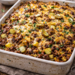 Keto Cheeseburger Casserole